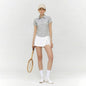 Womens Sports Polo Shirt Stretch Fabric Cooling Athletic Top