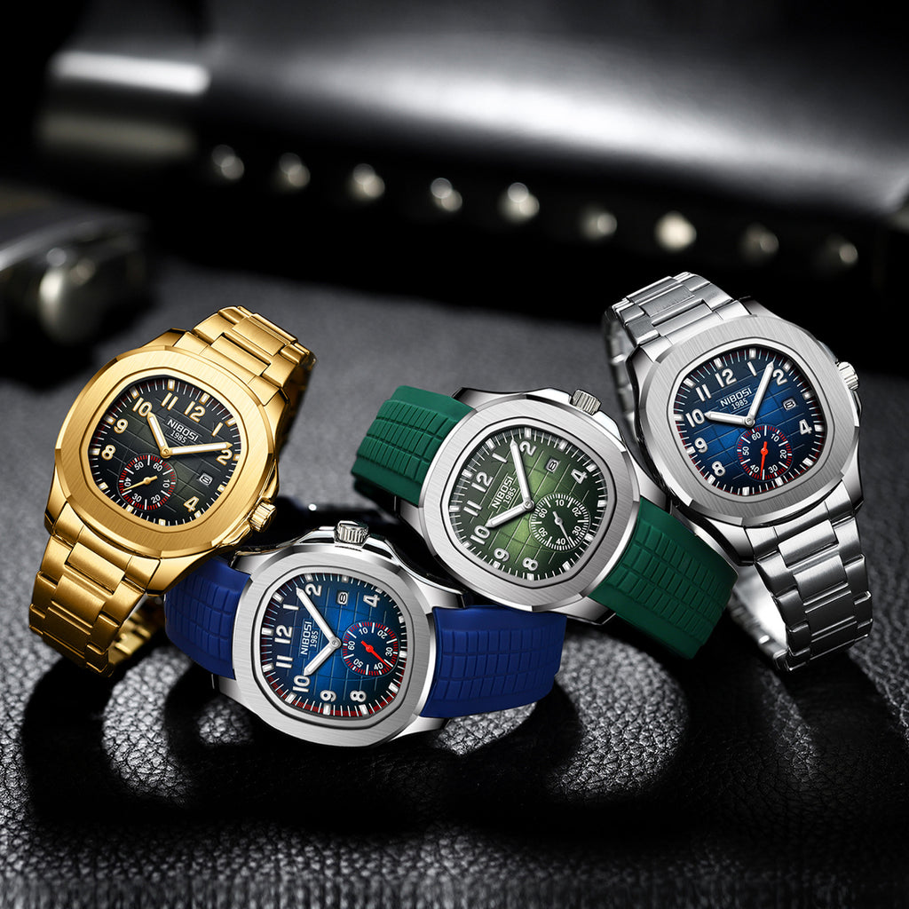 Multifunctional Quartz Watch with Luminous Display