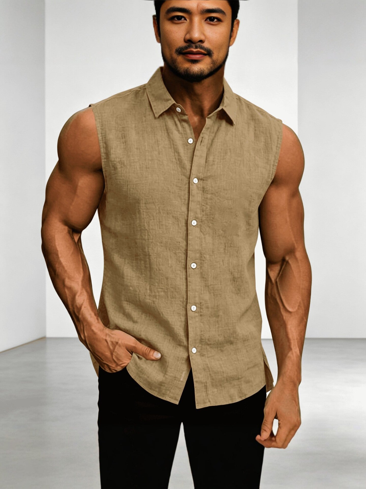 Mens Summer Sleeveless Vest