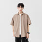 Mens Summer Ice Silk Shirt Jacket
