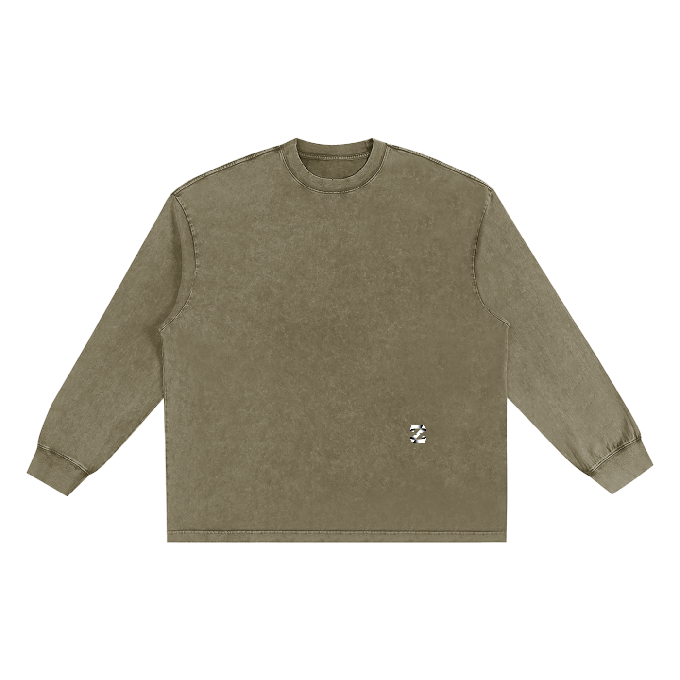 Snow Washed Frayed Edge T-Shirt