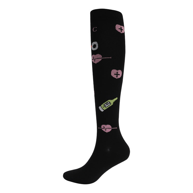 Nylon Compression Socks for Running Cycling Yoga