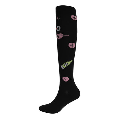 Nylon Compression Socks for Running Cycling Yoga
