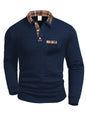 Classic Checkered Mens Polo Shirt