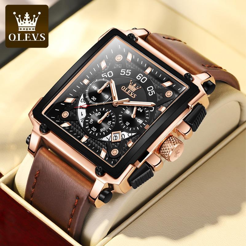 Mens Sports Chronograph Quartz Watch