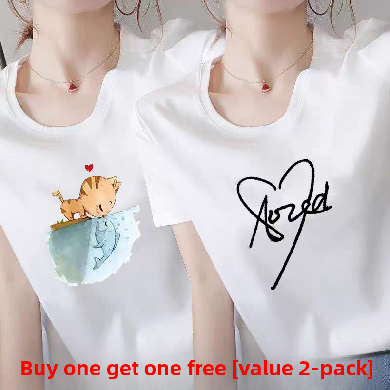 Loose Plus Size Womens T-Shirts