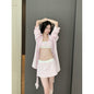 Flutter Sleeve Woven Rope Shirt