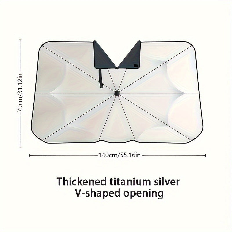 Car Sunshade Universal Front Windshield UV Protection Heat Insulation