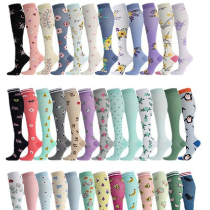 Nylon Compression Socks for Running Cycling Yoga
