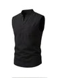 Mens Linen Summer Vest