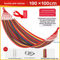 Thickened Nylon Outdoor Hammock Anti-Rollover Striped Swing Bed