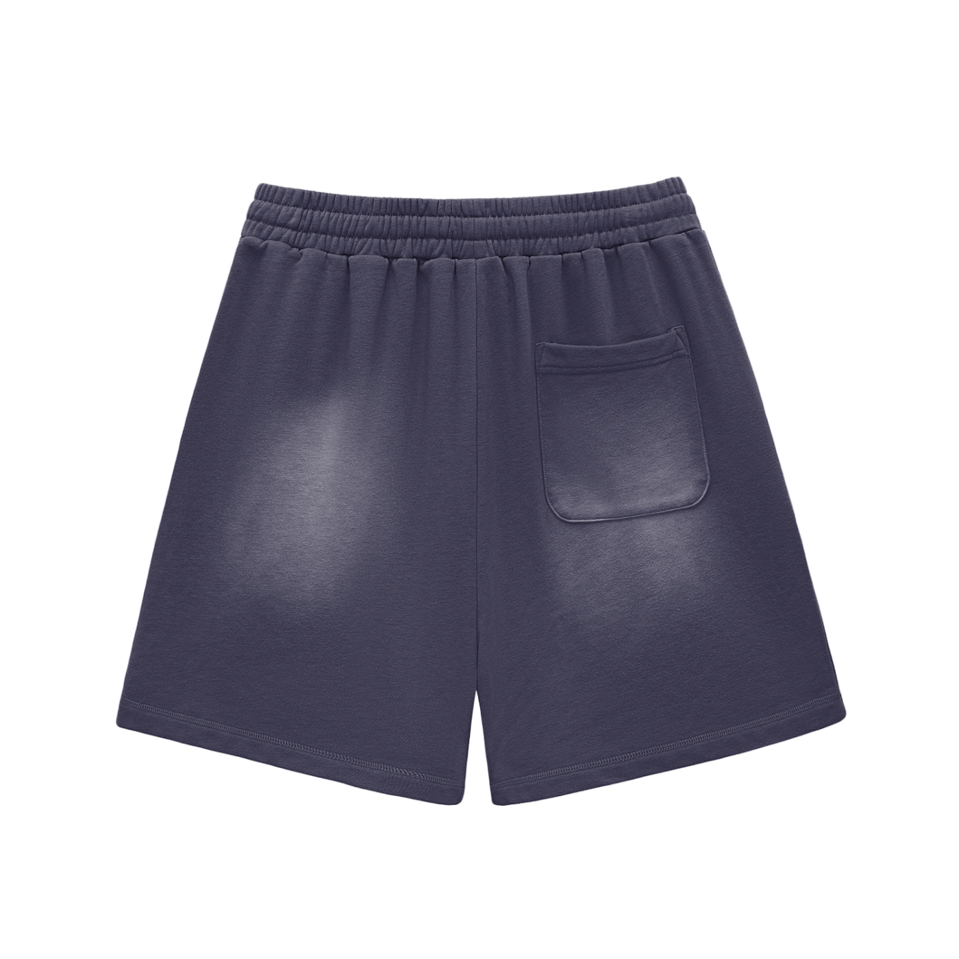 Z Sun Fade Raw Edge Cotton Shorts