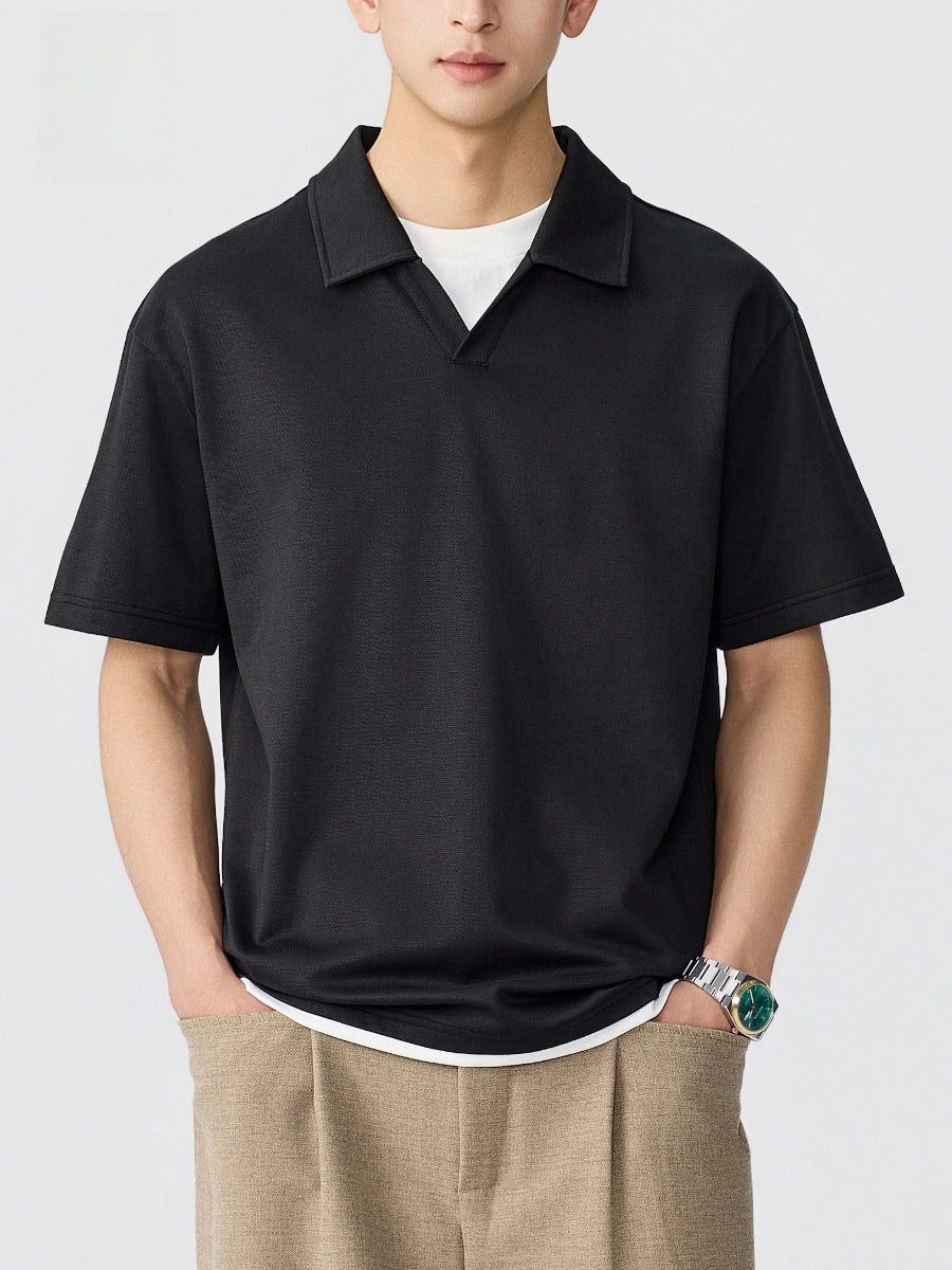 Men's Blend V-Neck Polo Shirt