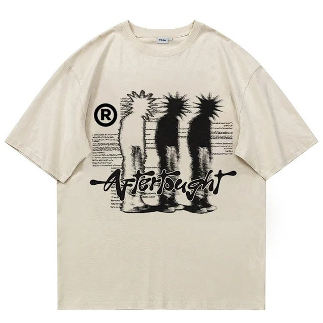 Harajuku Graphic Print Mens T-Shirt