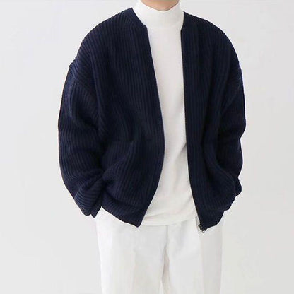 Men's Casual Knitted Cardigan Sweater