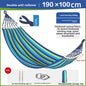 Thickened Nylon Outdoor Hammock Anti-Rollover Striped Swing Bed