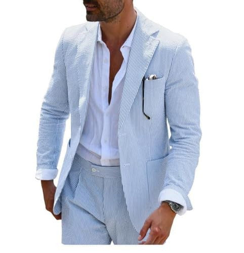 Men's Digital Printing Casual Suit Set
