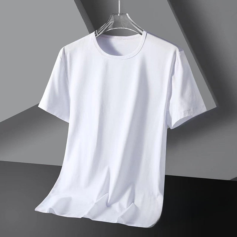 Solid color quick-drying short sleeves
