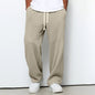 Mens Waffle Texture Casual Sport Pants