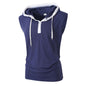 Summer New Style Heavy-Duty Vest Trendy Brand Outdoor Casual Sleeveless Hooded Vest for Men