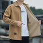 Men's thick and warm long-sleeved shirt