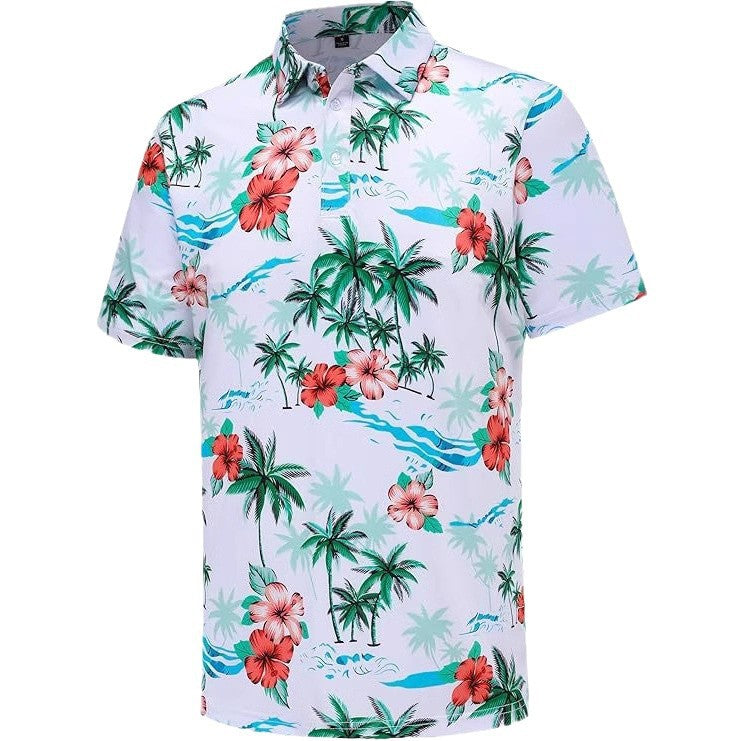 Digital printed Polo shirt