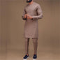 African Ethnic Style Men's Casual Two-Piece Suit