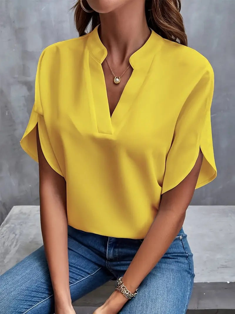 Womens Casual V-neck Shirt