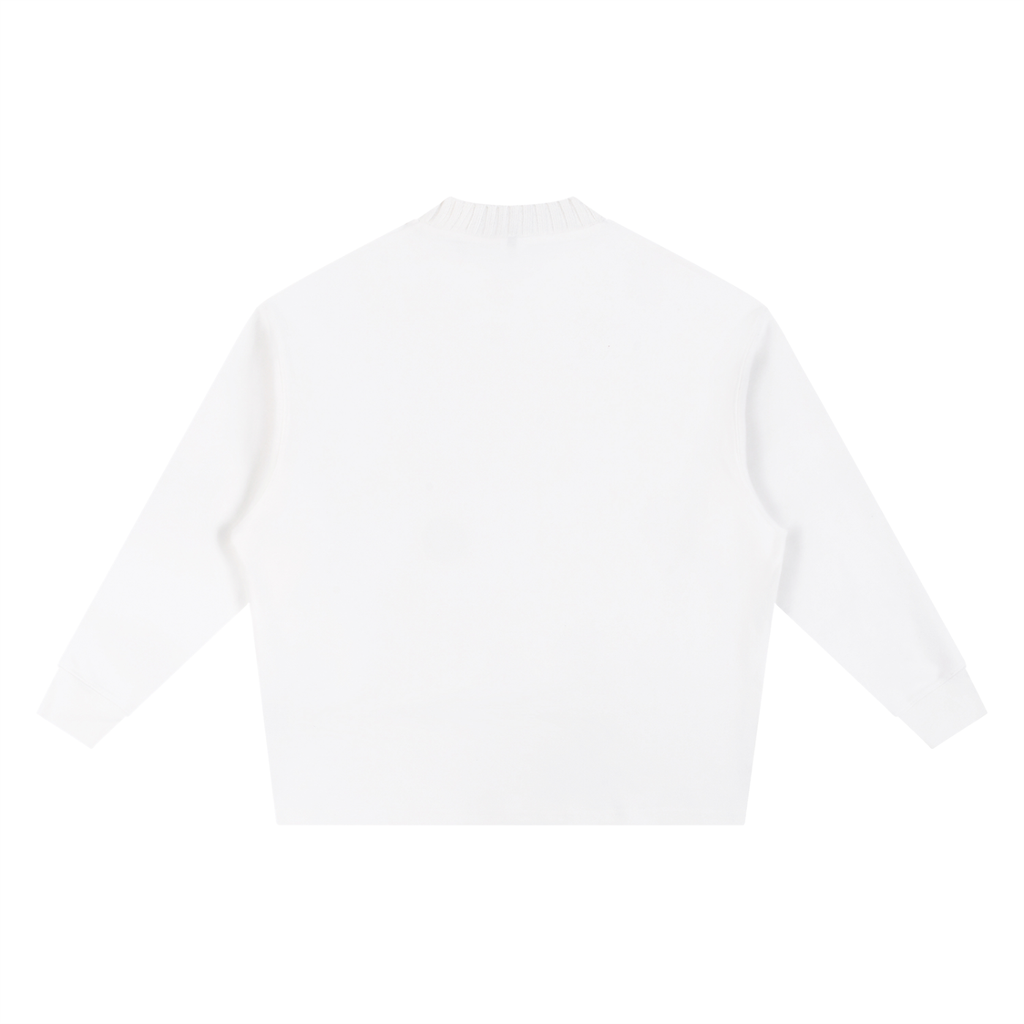 Knitted Round Neck Oversize Sweatshirt