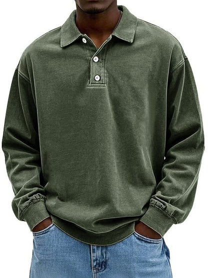T-shirt with hood and distressed wash finish