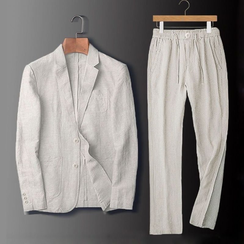 Mens Linen Suit Jacket