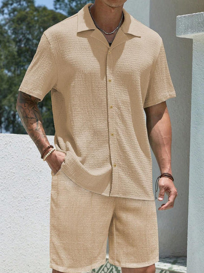 Mens Short Sleeve Casual Shirt