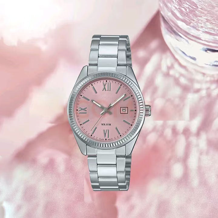 Minimalist Quartz Watch with Calendar