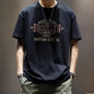 Short-sleeved T-shirts for men are loose and versatile
