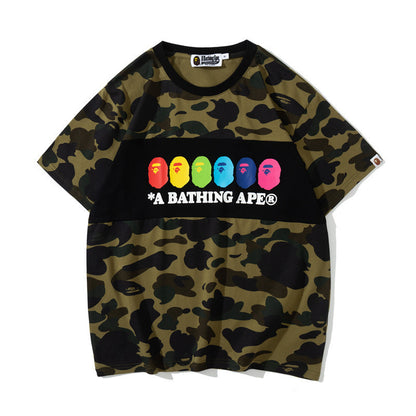 Men's and women's loose and casual T-shirts