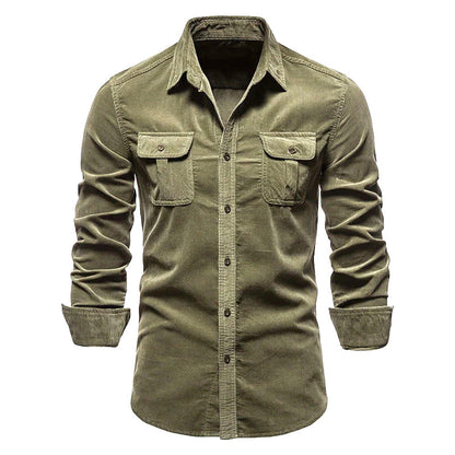 Men's Corduroy Casual Shirt