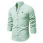Mens Cotton Long Sleeve Casual Shirt