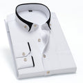 Men's Contrast Collar Stretch Shirt