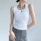 Womens Sleeveless Cotton Back Strap Top