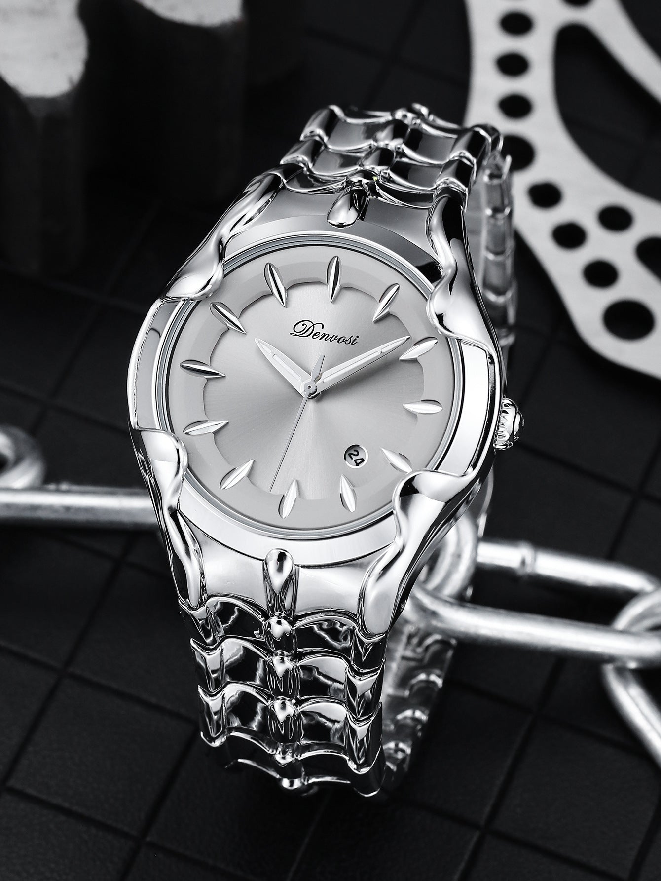 Men's Date Display Luminous Waterproof Quartz Watch