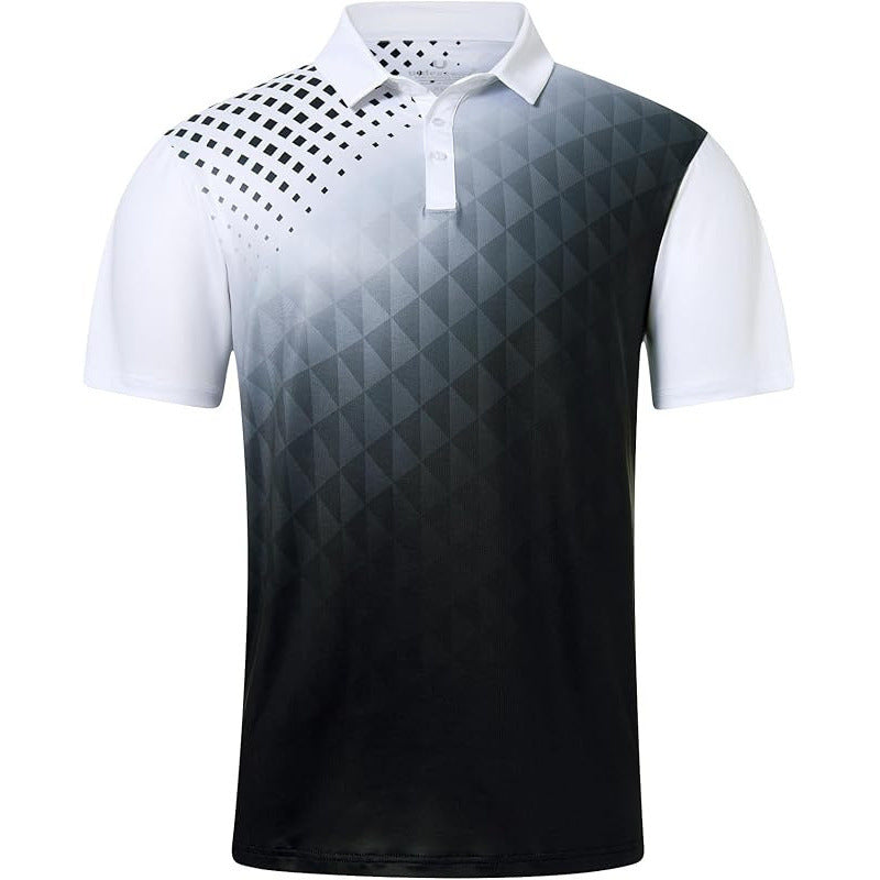 Classic Floral Print Mens Polo Shirt