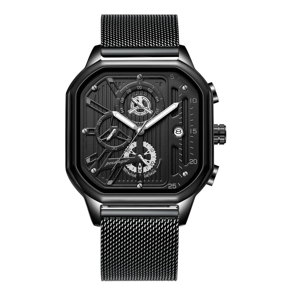 Multifunctional Waterproof Luminous Mens Watch