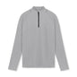 Mens Solid Color Half Zip Turtleneck Sport Shirt