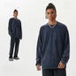 Retro men's long-sleeved T-shirt
