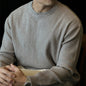 Casual Striped Knitted Sweater for Men