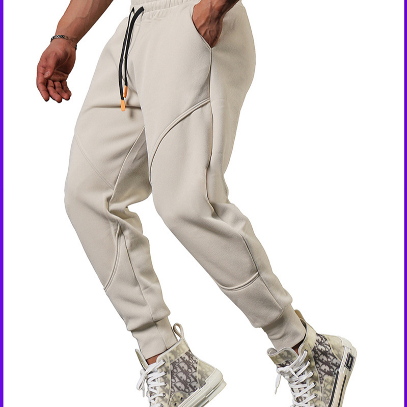 Mens Loose Fit Jogger Pants with Tapered Leg