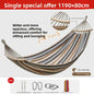 Thickened Nylon Outdoor Hammock Anti-Rollover Striped Swing Bed