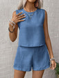 Casual vest and shorts