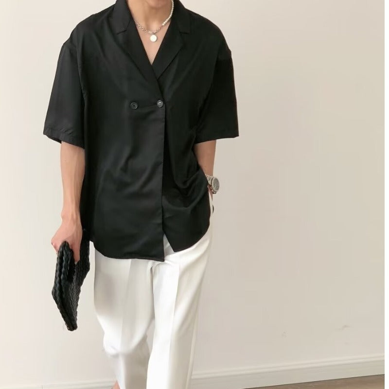 Short-sleeve shirt for men