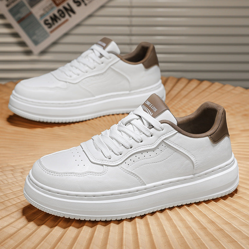 Men's casual sports shoes with thick soles